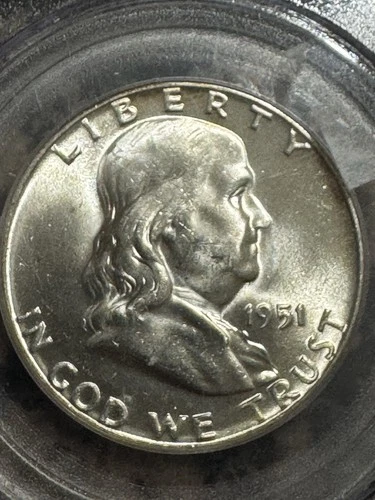 1951 Franklin Half Dollar, PCGS MS64, Free shipping