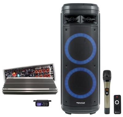 Sundown Audio SALT-6 6000w Mono Car Competition Amplifier+House Party Speaker