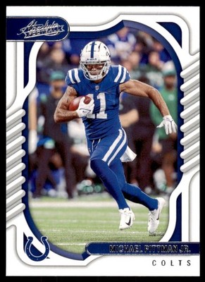 2022 PANINI ABSOLUTE MICHAEL PITTMAN JR. INDIANAPOLIS COLTS #30