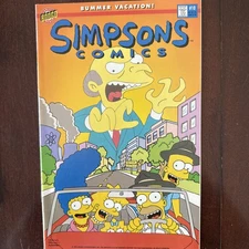 Simpsons Comics #10 Bongo Comics 1995 (Bummer Vacation)
