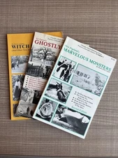 New England Book Lot (3) Ghosts, Monsters, Nessie, Witches, Salem ROBERT CAHILL