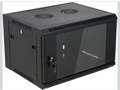 Tedgetal 6U Wall-Mounted Server Cabinet with Lock and Glass Door....