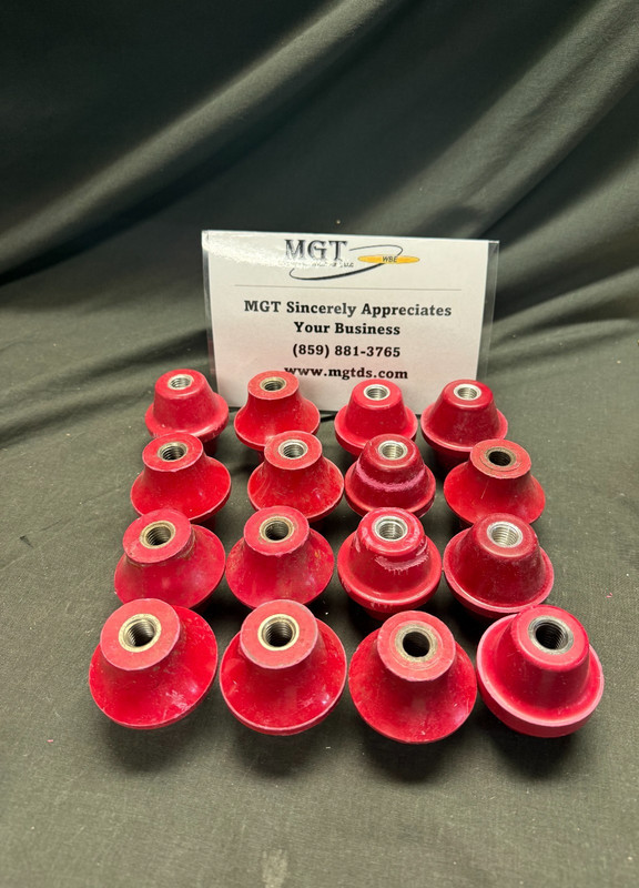 INS58 / 5/8" CHERRY ISOLATORS LOT / STYLE VARIES / UNITS ARE AS SHOWN IN PHOTOS