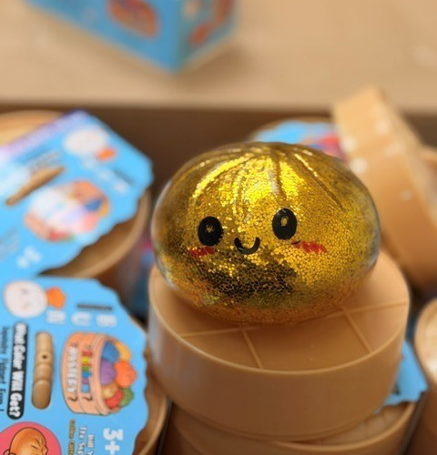 Glitter Orbi Dumpling Squishy By Selection