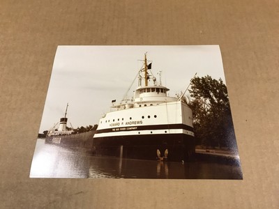 Vintage 1980 Howard F. Andrews Ship Photograph - 8'' x 10''
