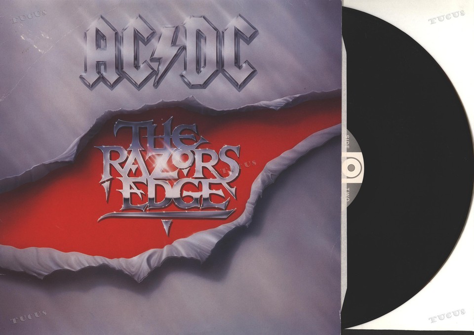 AC/DC - The Razors Edge LP 1990 (VG+/VG) ATCO Records 7567-91413-1 ...