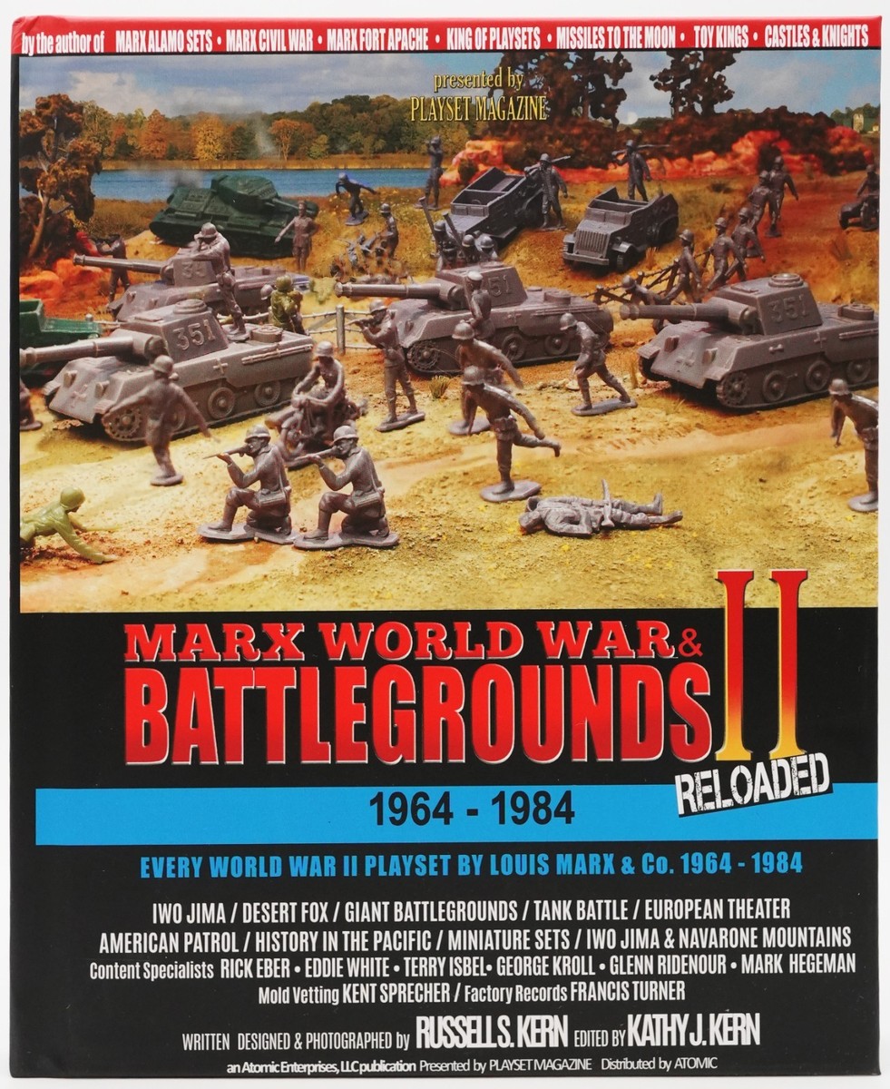 MARX BATTLEGROUND & WWII PLAYSETS (1964 - 1984) Glossy Soft Cover MARX BATTLEGROUND & WWII PLAYSETS (1964 - 1984) Glossy Soft Cover