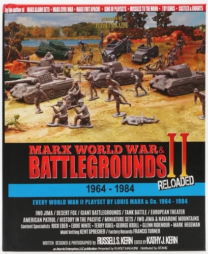 MARX BATTLEGROUND & WWII  PLAYSETS II (1964 - 1984) Hard Cover  Russell S. Kern