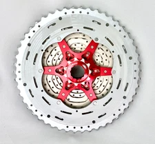 SunRace Cassette Sprocket CSMX-80 11S, 11-50T Metallic Silver New