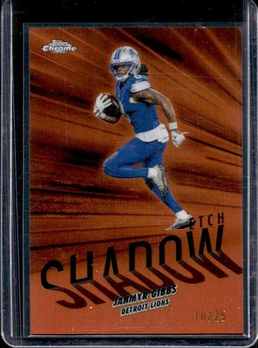 2025 Topps Chrome Jahmyr Gibbs Orange Refractor (RAW)
