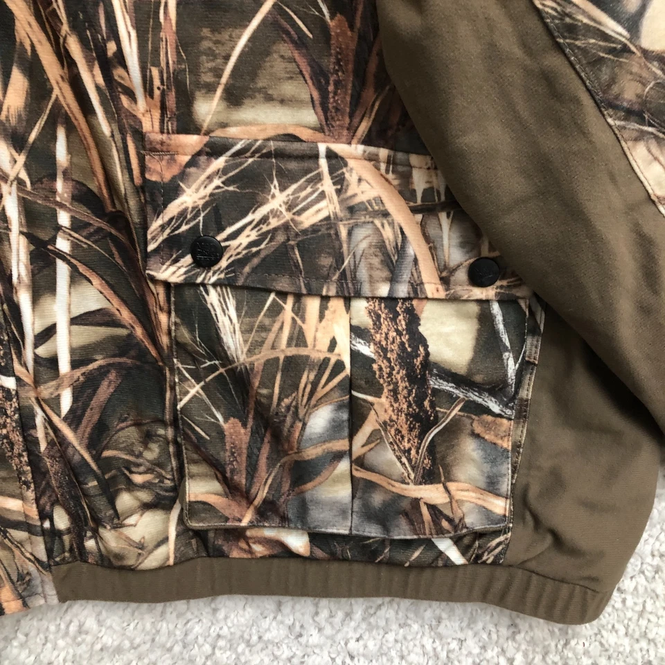Mad Dog Gear Jacket 2XL Adult Brown Camo Realtree Full Zip Outdoor Hunting Mens - Image 4 of 4
