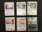 Vintage Meowth Lot of 6 Pokemon Cards Collection Set Deck Building