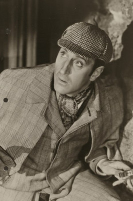 Werbefoto von Basil Rathbone als Sherlock Holmes Foto