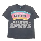 Logo Athletic Single Stitch Vintage 90s Made In USA Spurs Basketball Short