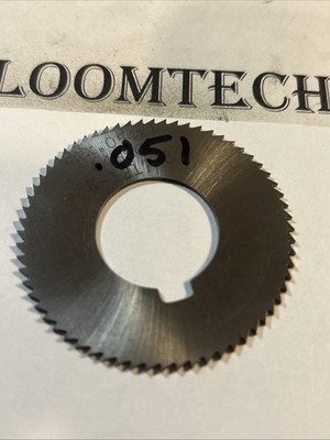 Milling Cutter Slitting Slotting  Saw 2.245  X .051   X 1  Bore E68