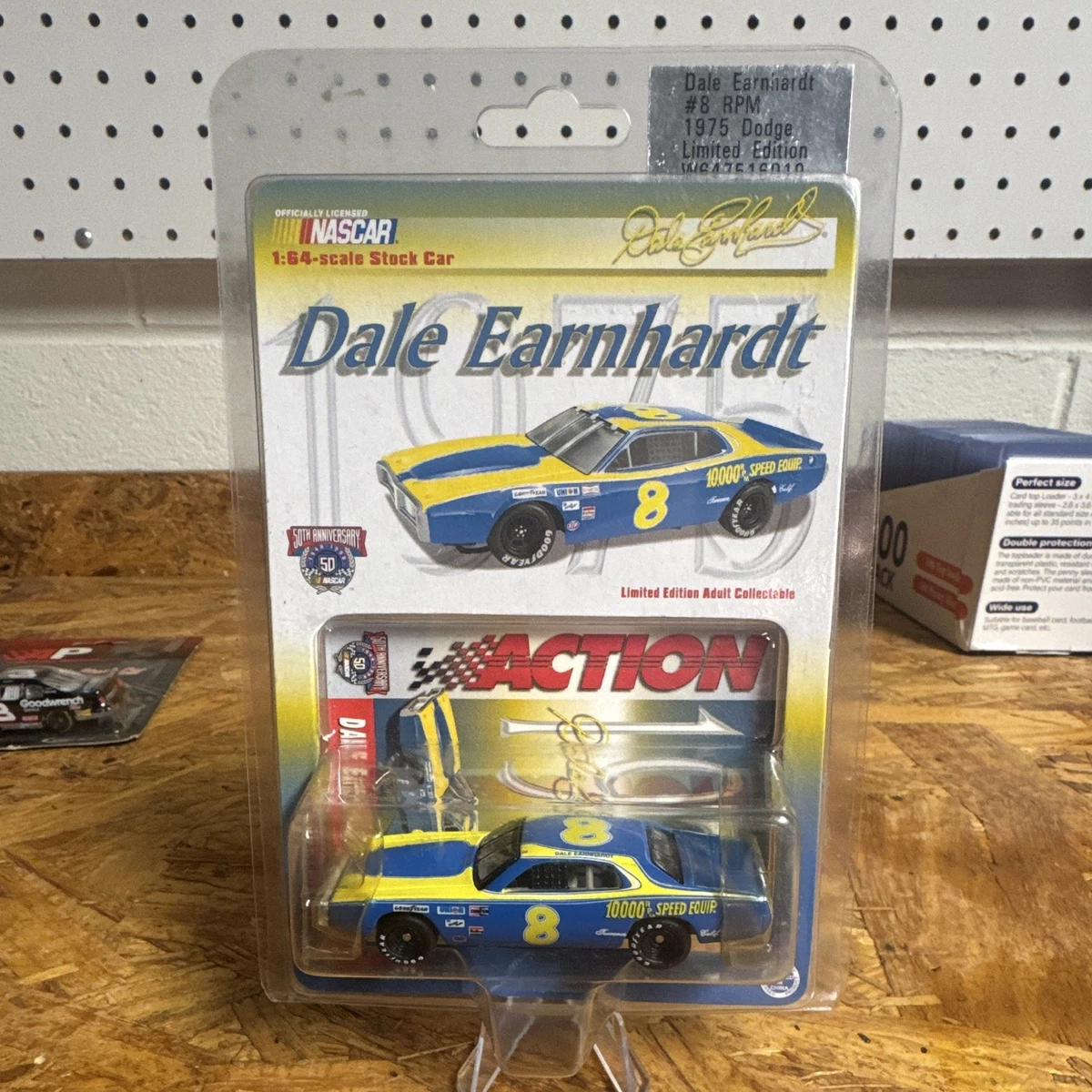 Dale Earnhardt Blue Diecast Racing Cars 1975 Vehicle Year for sale