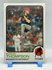 Mason Thompson 2022 Topps Heritage #113 (RC) - Washington Nationals
