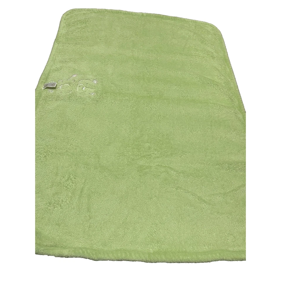 Manta Carter's Child of Mine León Verde Vellón Lovey Envoltura de Seguridad Bebé Foto 3 de 4