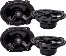 4x Rockford Fosgate T1682 Power 6x8" 320 W MAX Power 2-Way Full-Range Speaker