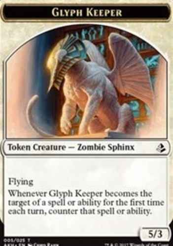 x4 Glyph Keeper Token MTG Amonkhet T M/NM, English