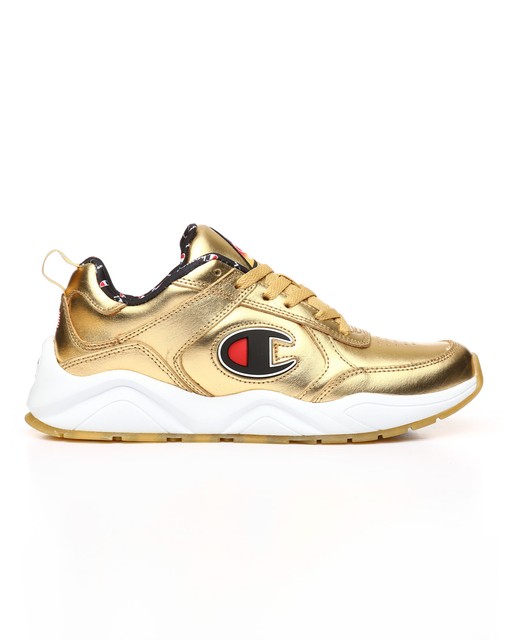 gold champion sneakers