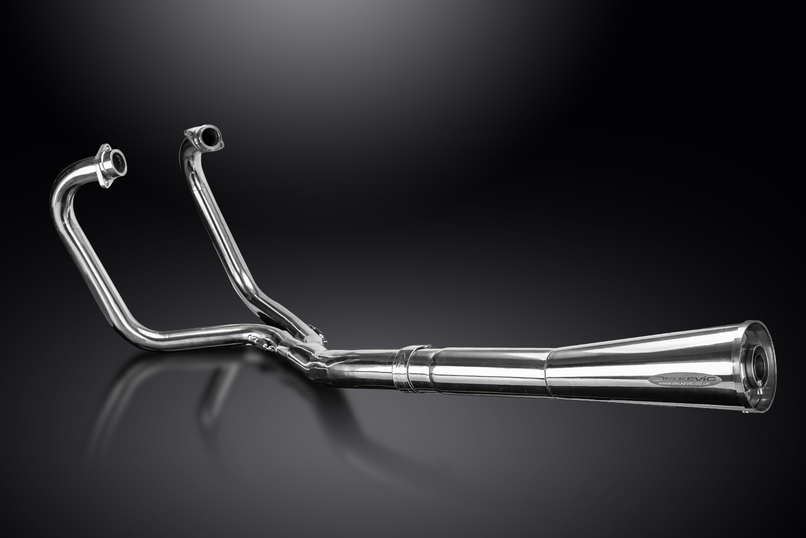 Honda CX500 CX500C cx500 Deluxe Full Exhaust 21 Stainless Megaphone