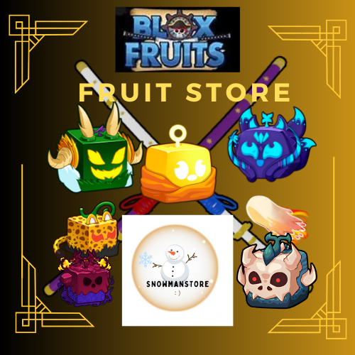 Blox Fruit Fruit (KITSUNE,DRAGON,LEOPARD,TREX,DOUGH) NOT PERM