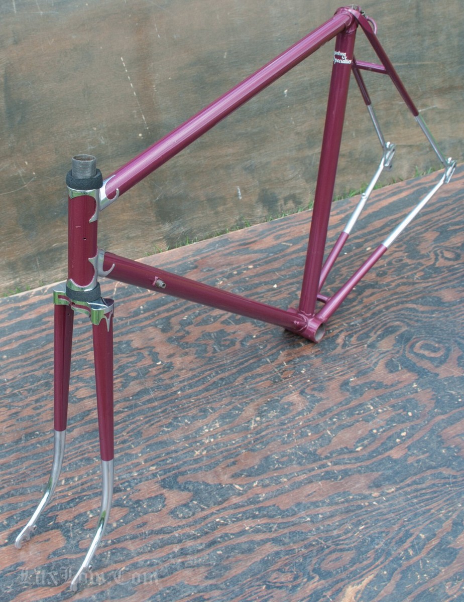 Vintage 54cm Carlton Flyer RoadBike FRAME FORK 531 Reynolds