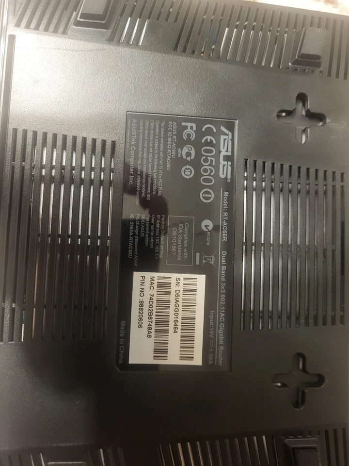 ASUS RT-AC66R 802.11ac Dual-Band Wireless AC1750 Gigabit 4-Port Router 5G - Image 3 of 3
