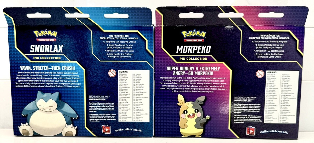 pokemon trading card game snorlax pin collection Pokemon TCG: Snorlax & Lapras VMAX Collection Pin Box (Gamestop Exclus –  TBC Games main image 1