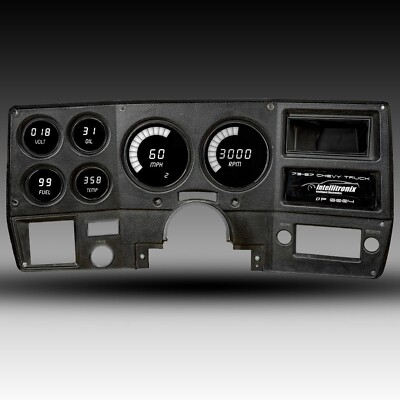 #ad 1973 1987 Chevy Truck Digital Dash WHITE LED#x27;s Intellitronix DP6004W Made In USA $431.42