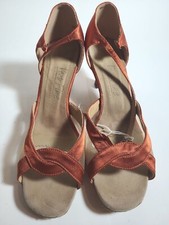 Very Fine Women's Dance Shoes 1675 Red Size 9 Heel 2.75 Inch
