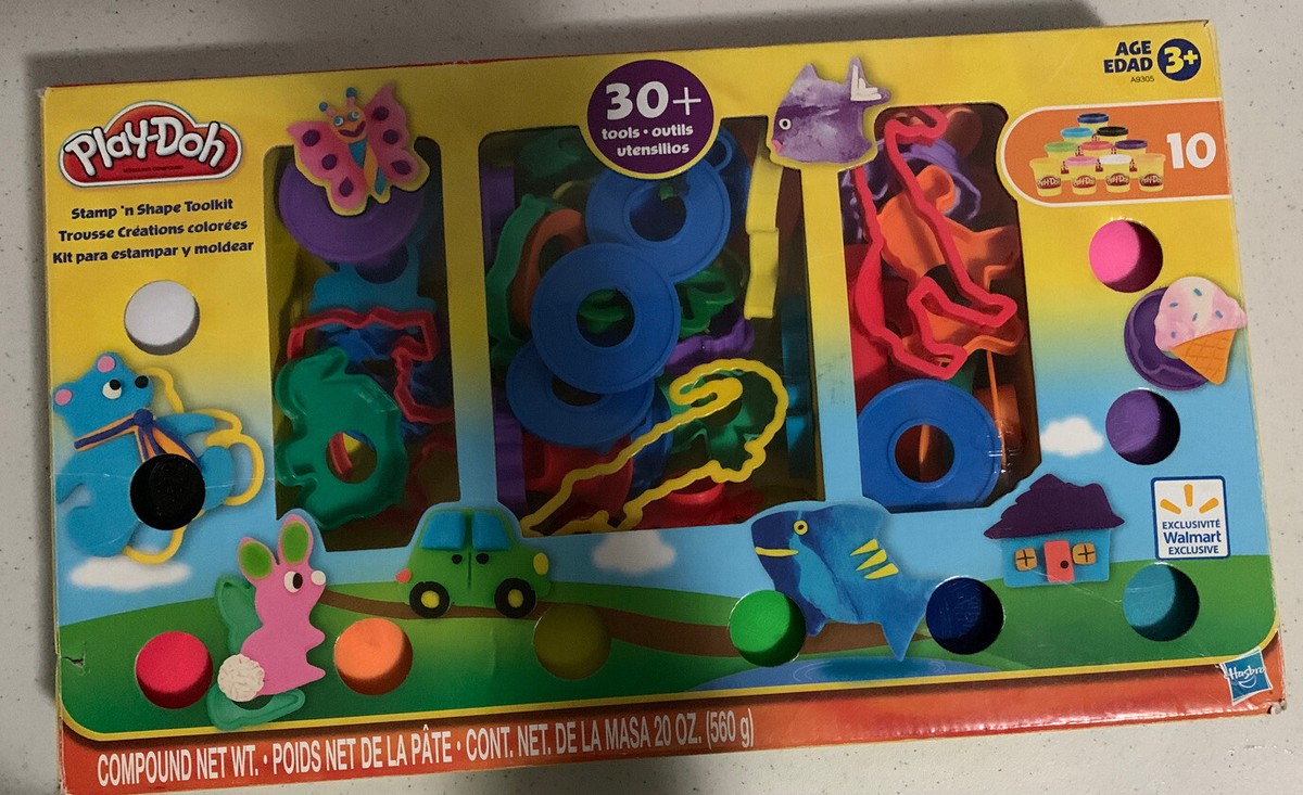 Play-Doh Stamp n Shape Toolkit Cookie Cutter Molder Shaper