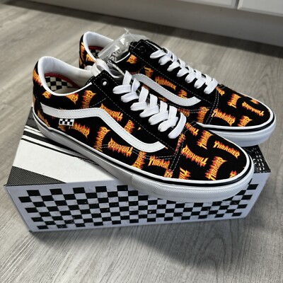 Orange Vans Old Skool Checkerboard Zumiez Vans Old Skool Pro