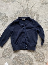 crewcuts Girls Blue Cardigan Cotton Sweater Size Xs