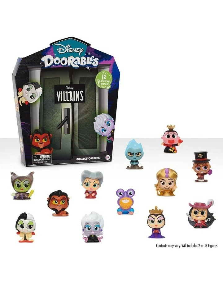 NEW Disney Doorables Villains Collection Peek Pack 12 Mini Figures Multi In  Hand  eBay