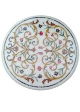 23" Marble coffee Table Inlay Handmade Home Garden Decor