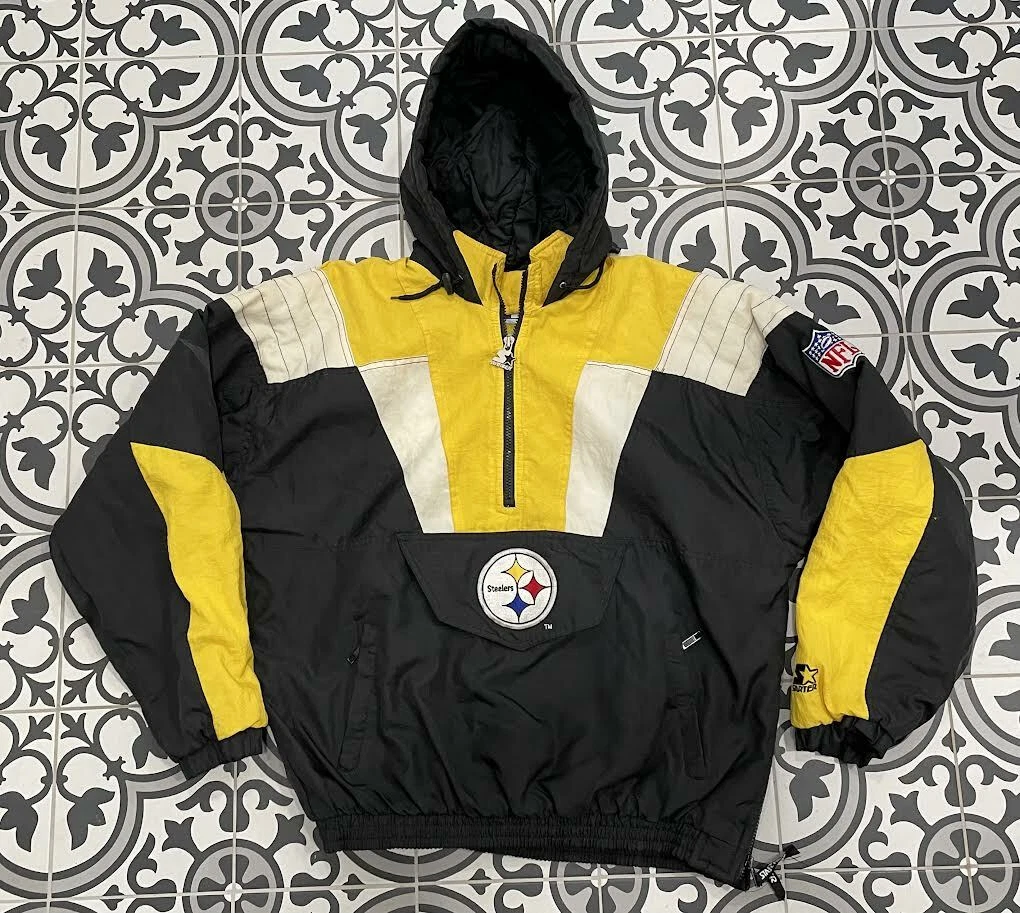 Vintage Pittsburgh Steelers Starter Pro Line Pullover 1990s Jacket