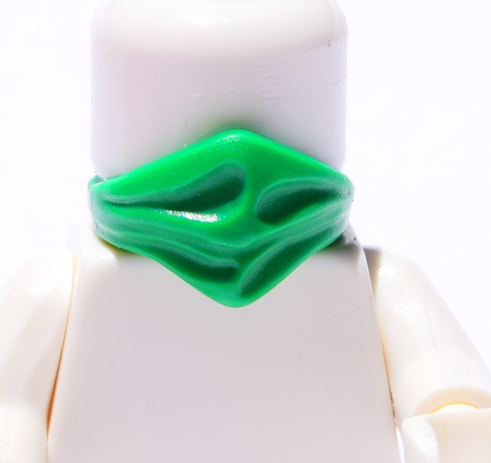 ☀️NEW Lego Minifig GREEN FACE MASK SCARF Ninja/Cowboy/Bandit