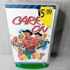 CARRY ON COWBOY VHS TAPE -RARE RETRO MOVIE SERIES VINTAGE