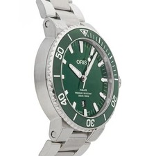 Oris Aquis Date Auto Steel Mens Bracelet Watch 01 733 7730 4157-07 8 24 05PEB 3