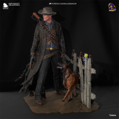 The Ghoul Fallout Unassembled Unpainted 3D Printing Resin Model Kits Garage Kits