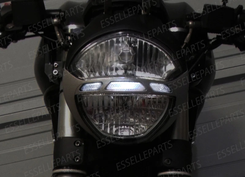 KIT FULL LED DUCATI MONSTER 696 ANABBAGLIANTE ABBAGLIANTE E LUCE POSIZIONE LED - Immagine 2 di 4