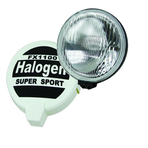 2x 12v Van Rally Sport Giant Round Driving Halogen Spot Lamps Lights+Covers+CP - Picture 10 of 14