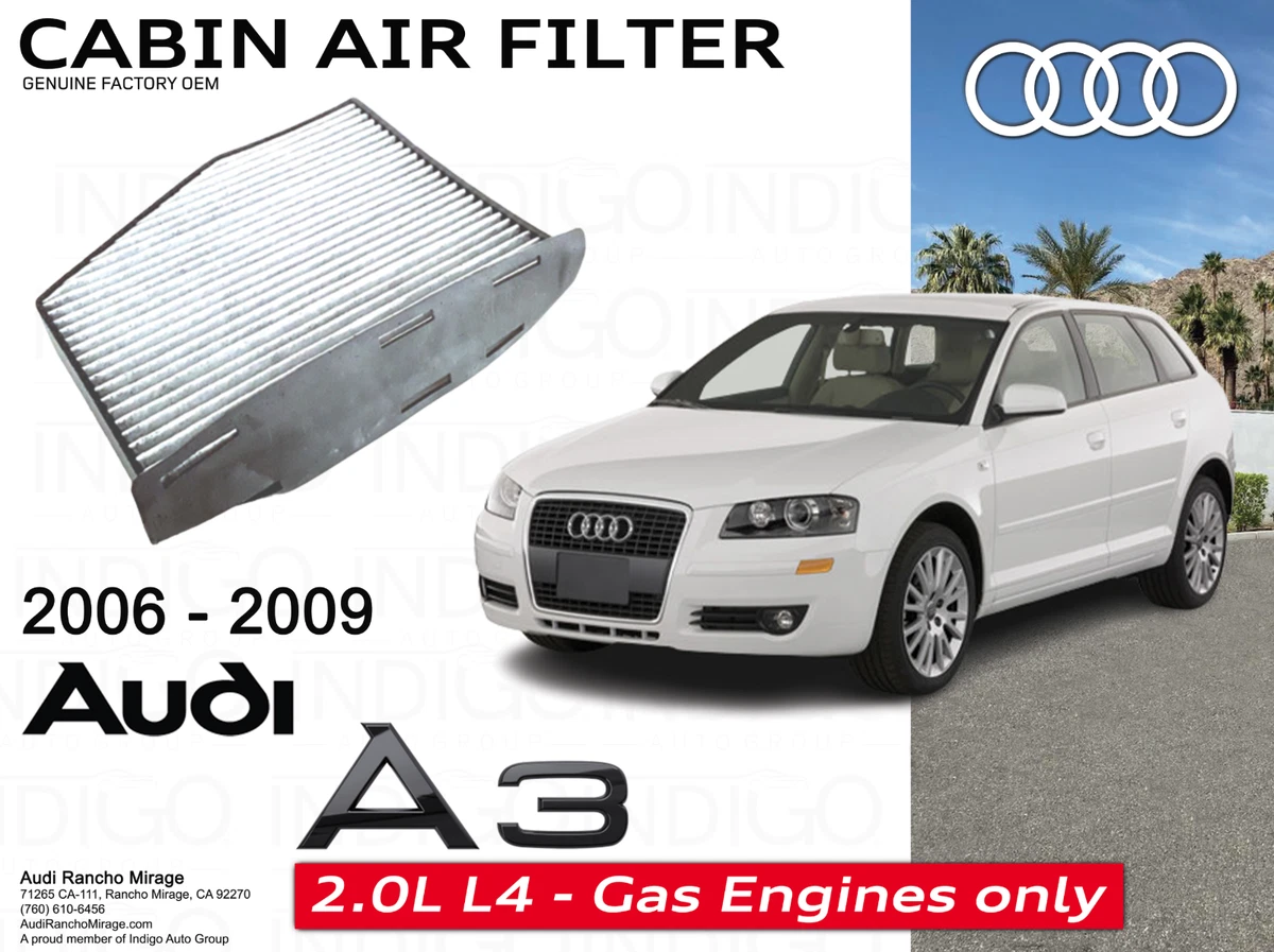 2006 2009 Audi A3 2.0L Factory OEM Cabin Air Filter A3 1K1 819