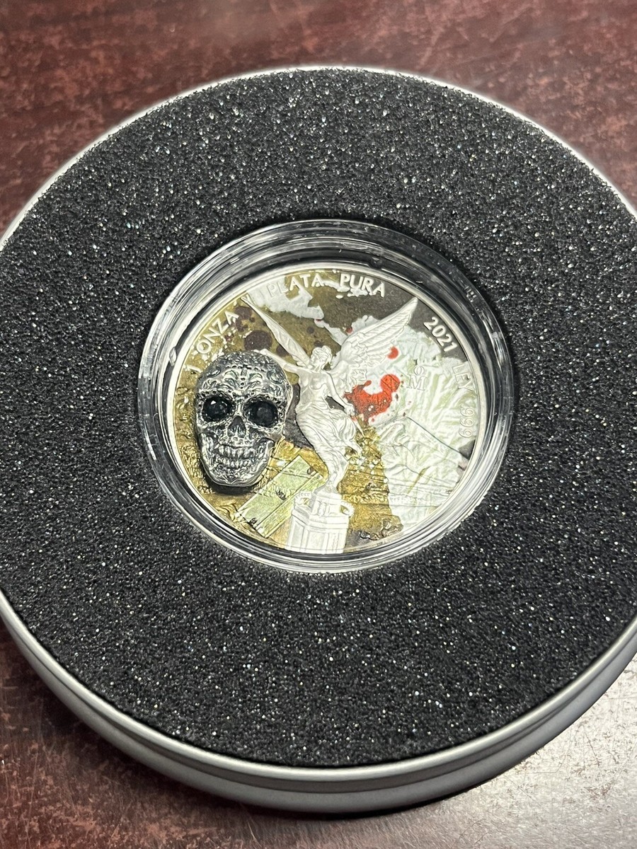 コレクション MEXICO LibertadPura2003 UNC 1 oz 999 Mexico 1 onza Libertad Angel of Independence silver coin