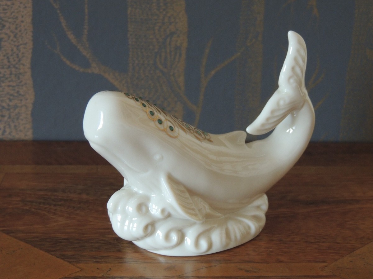 ＬＥＮＯＸ フィギュリン 【美品】スパームホエール　1993 Sperm Whale Lenox China Jewels Collection Figurine 1993 | eBay UK
