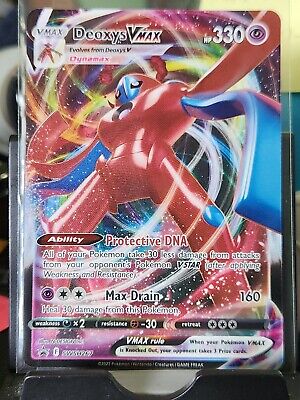 Deoxys VMAX SWSH Black Star Promos Pokemon Card