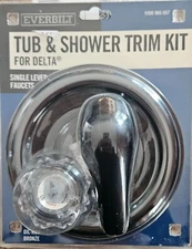 Everbilt Tub & Shower Trim Kit For Delta Single Lever Faucets Oil-Rubbed Bronze