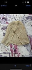 Antique Crochet Baby Bonnet